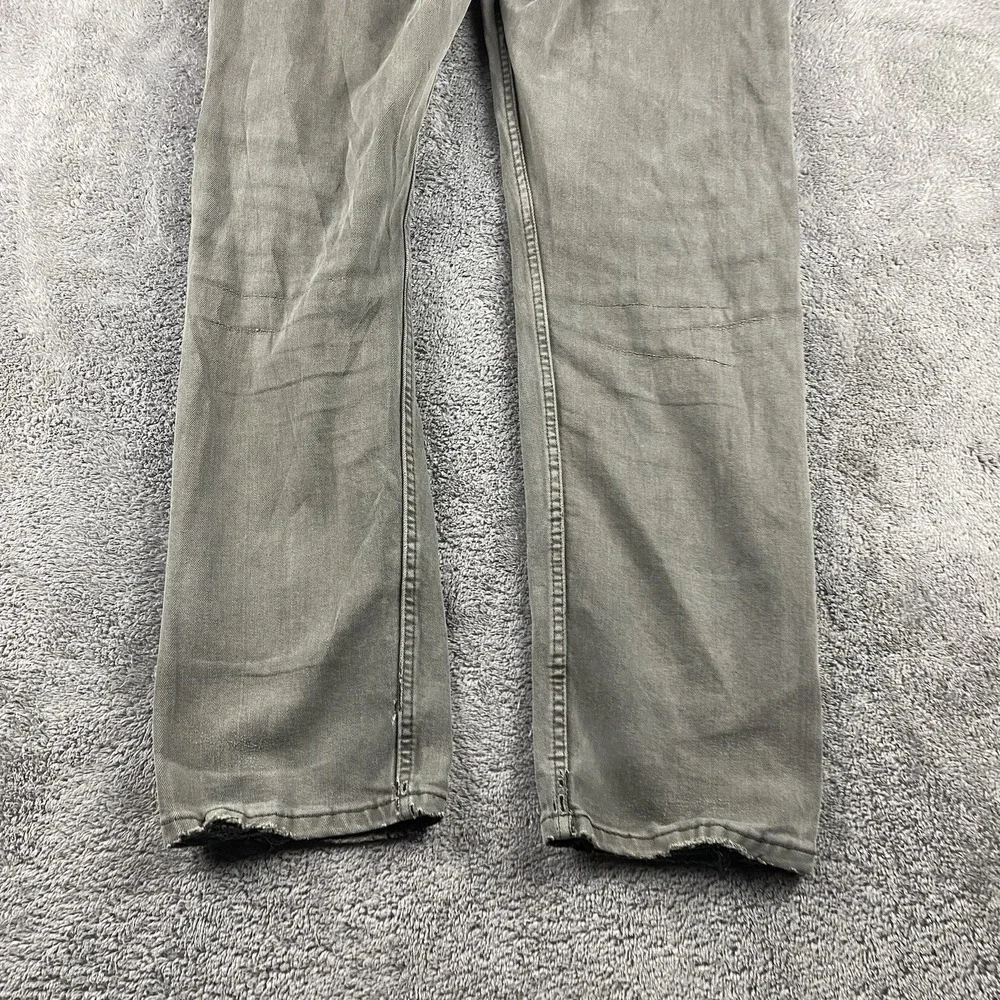 Levis 502 Taper Fit Jeans‎ Mens 34x30 Gray Mid Rise
